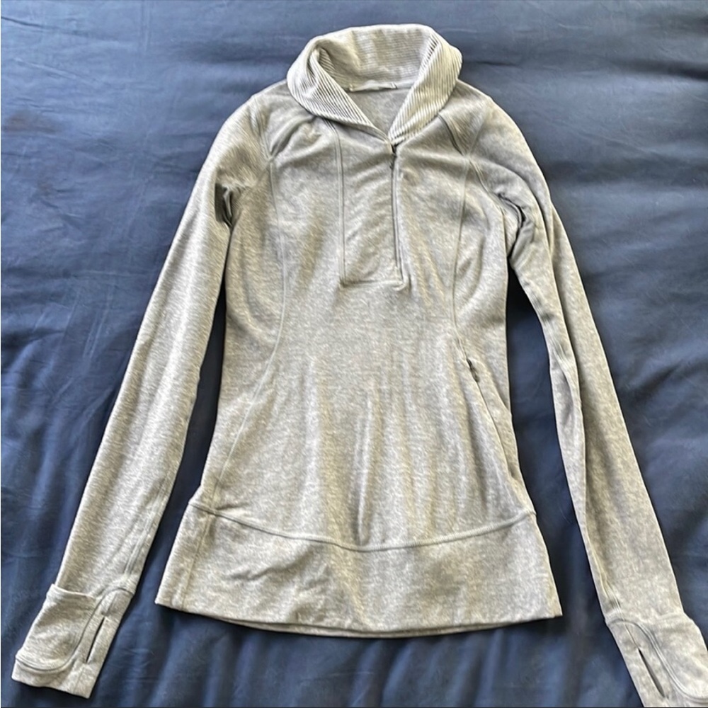 Lululemon Grey Half Zip 10